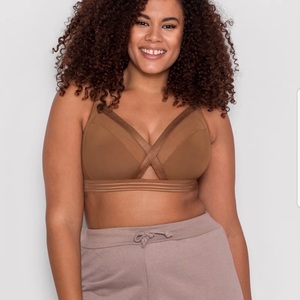 Curvy Kate Unwind Bralette Caramel